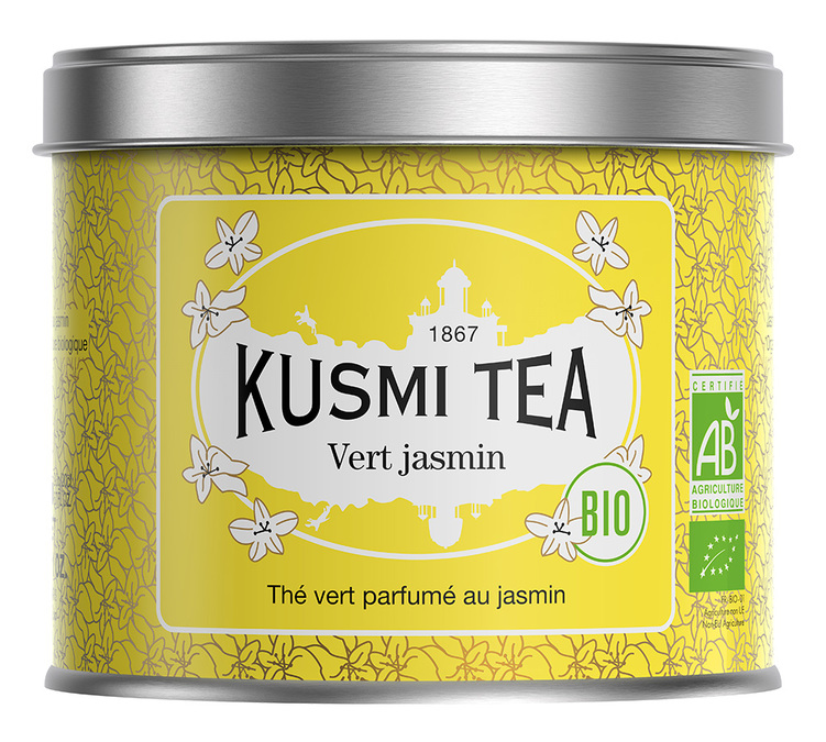 the vert jasmin kusmi tea boite metale