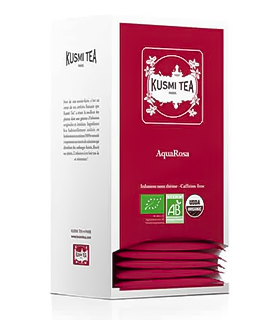 Aqua rosa Etui carton 25 sachets KusmiPro 50 gr