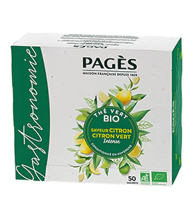 the vert bio citron citron vert pages gastronomie 50 sachets