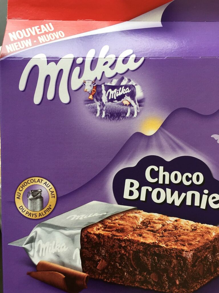 Brownie Milka, granola