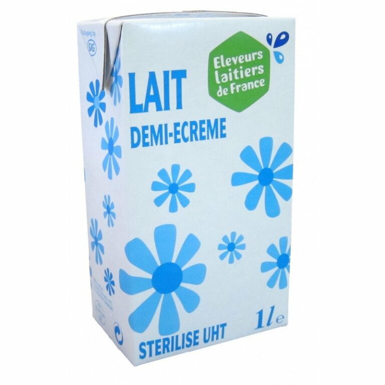 Brique de lait demi-écrémé